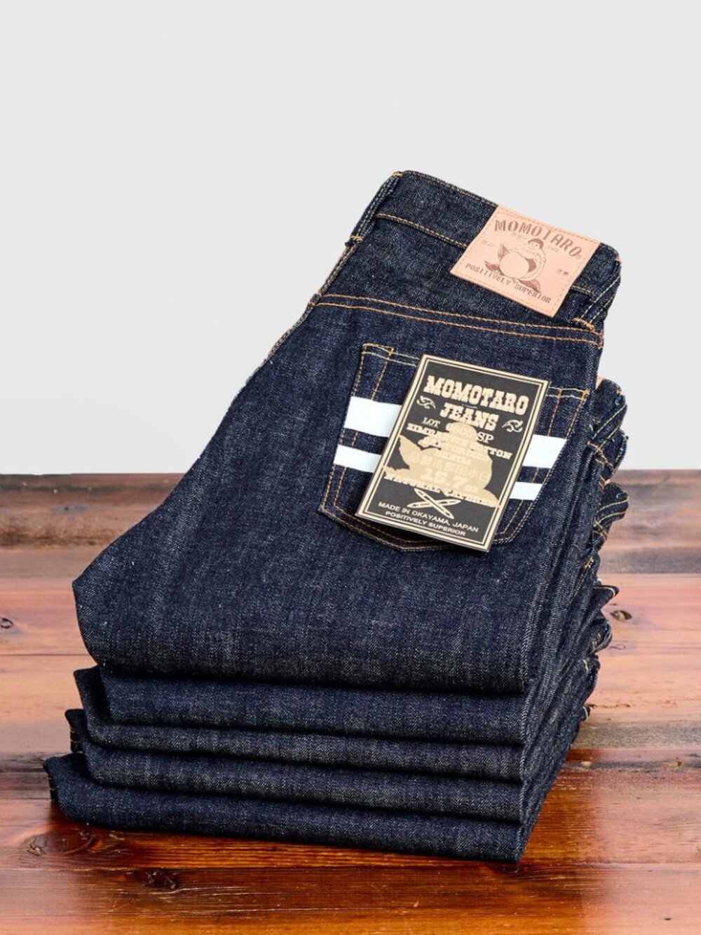 Momotaro 0605-SP GTB Selvedge Jeans W33 Natural Tapered 15.7oz Indigo